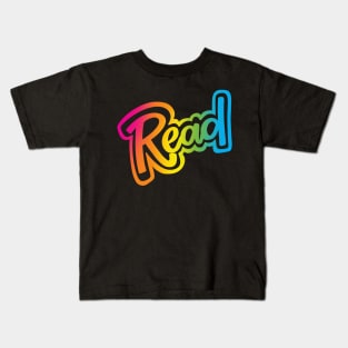 Rainbow Read Kids T-Shirt